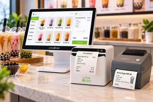 Bubble tea POS system