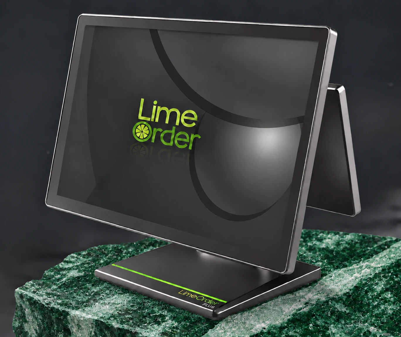 LimeOrder P2 black POS with LimeOrder logo