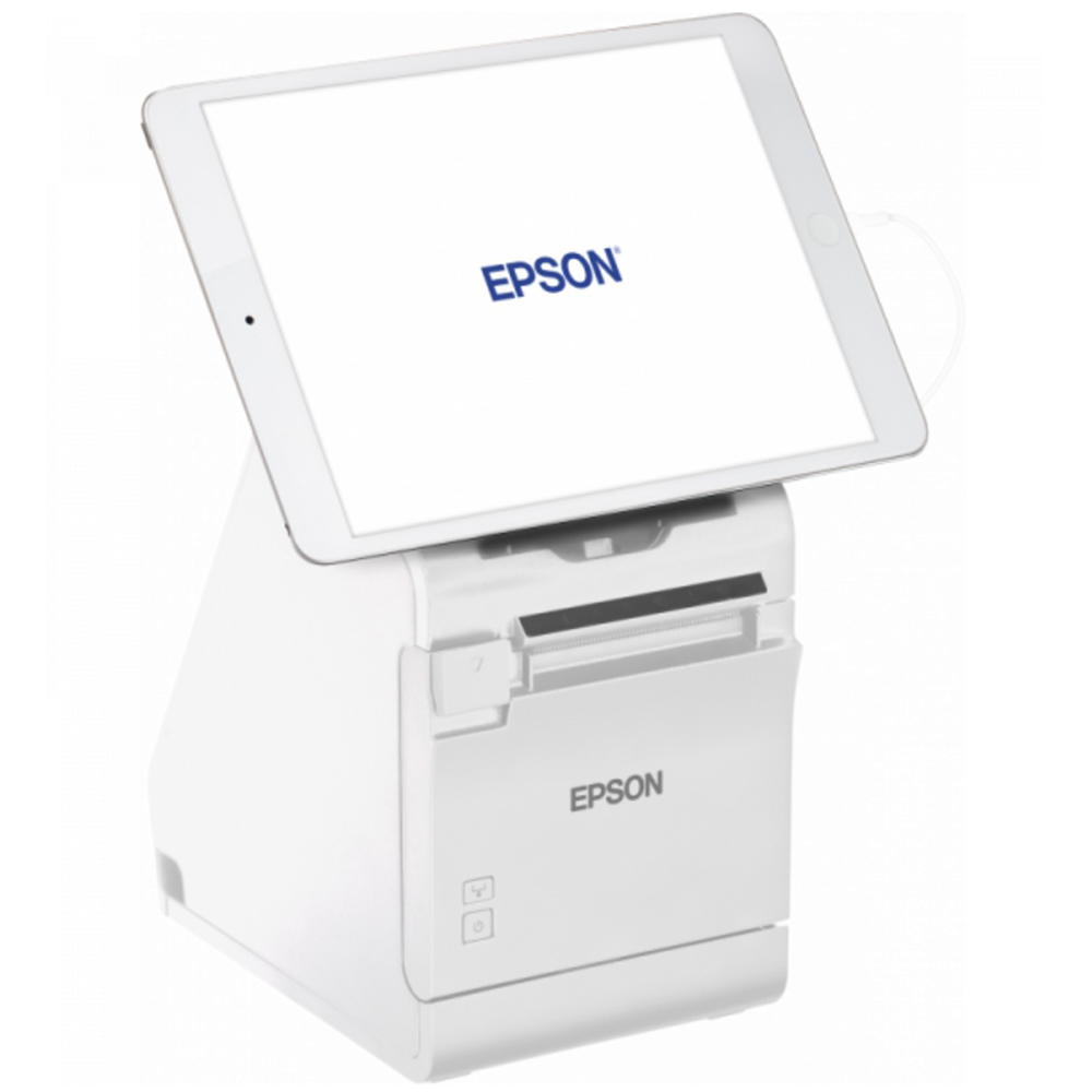 epson tm-m30-sl with tablet stand