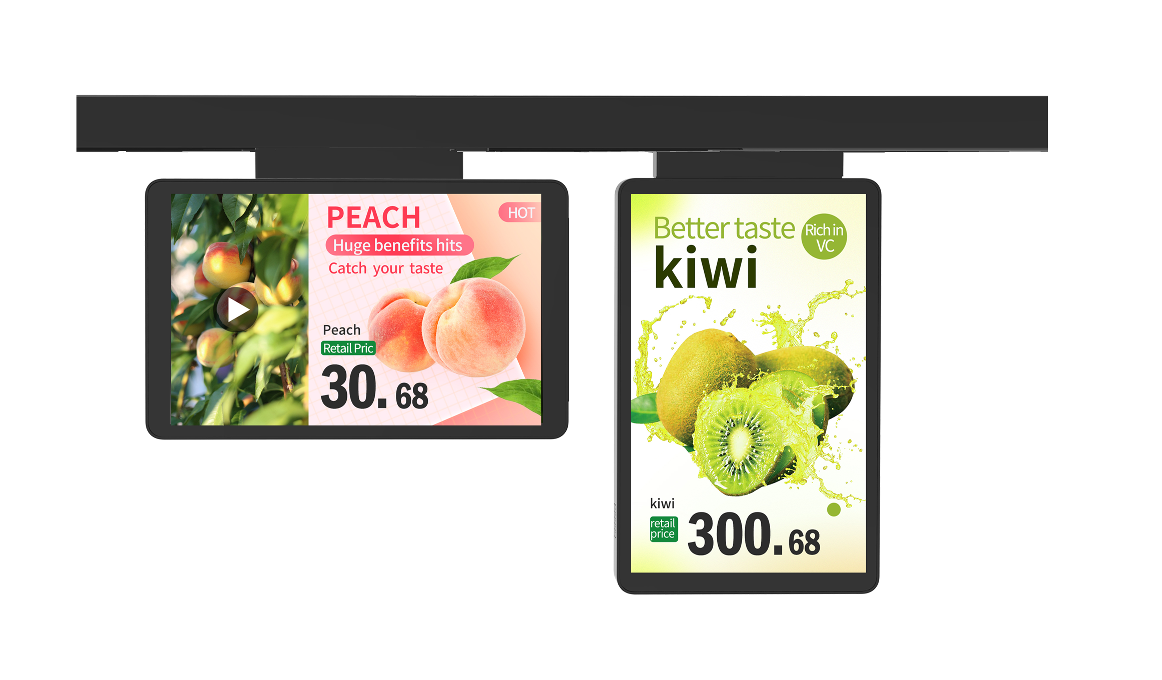 Electronic shelf label displays