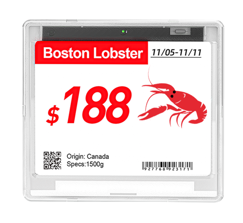 Digital shelf price label